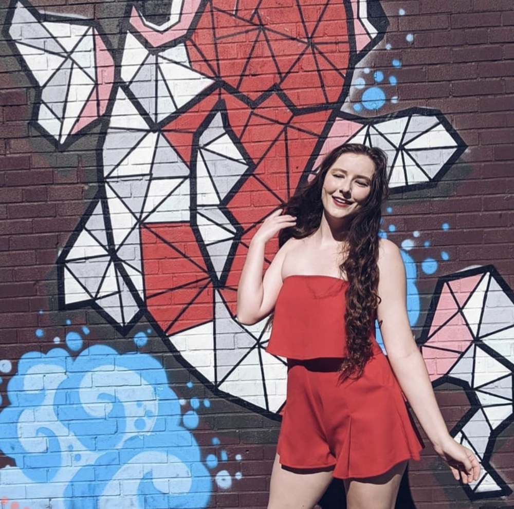 red romper